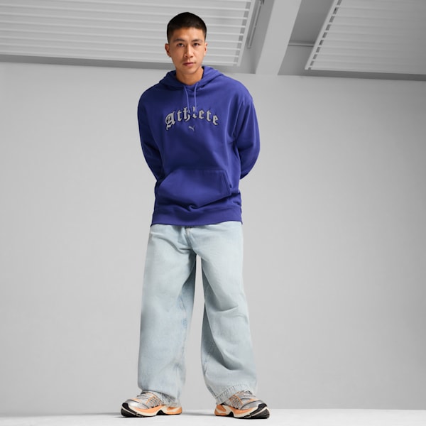 GRAPHICS "Athlete" Hoodie Men, Lapis Lazuli, extralarge
